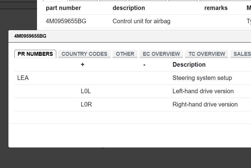 AUDI A6,A8,Q7,Q8,RSQ8, E-TRON STEUERGERÄT FÜR AIRBAG 4M0959655BG ORIGIANL NEU! - Obrázek 6