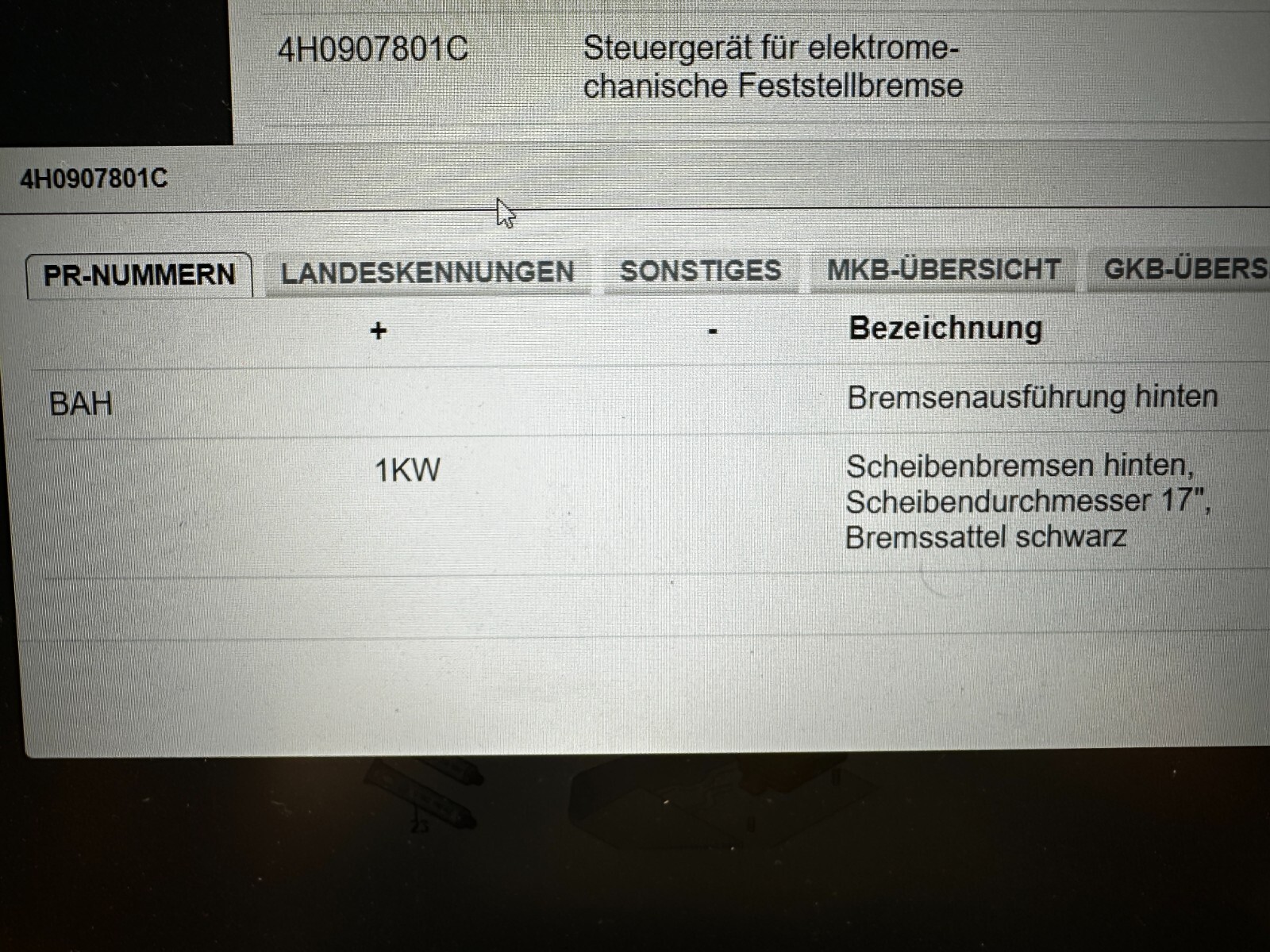 AUDI A7 A8 STEUERGERÄT ELEKTROMECHANISCHE BREMSE 4H0907801C Fast Neu d Test Car - Obrázek 5