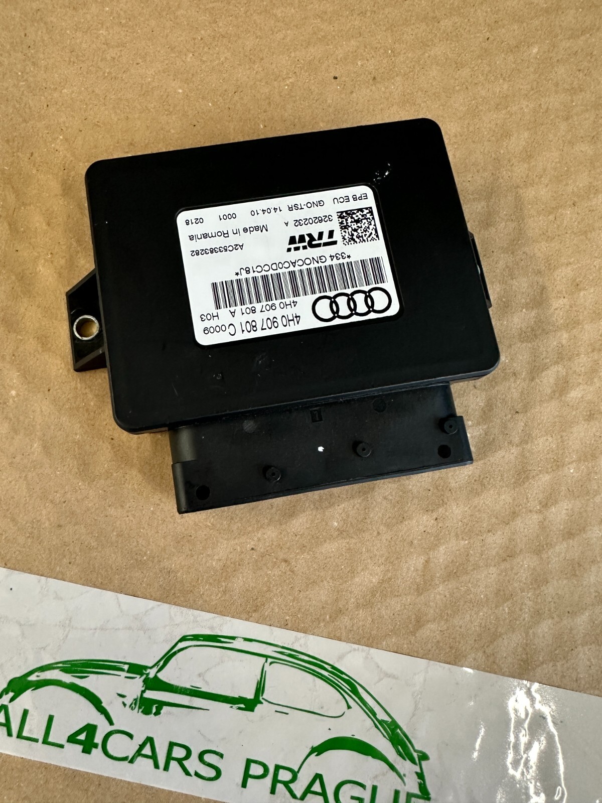 AUDI A7 A8 STEUERGERÄT ELEKTROMECHANISCHE BREMSE 4H0907801C Fast Neu d Test Car - Obrázek 7