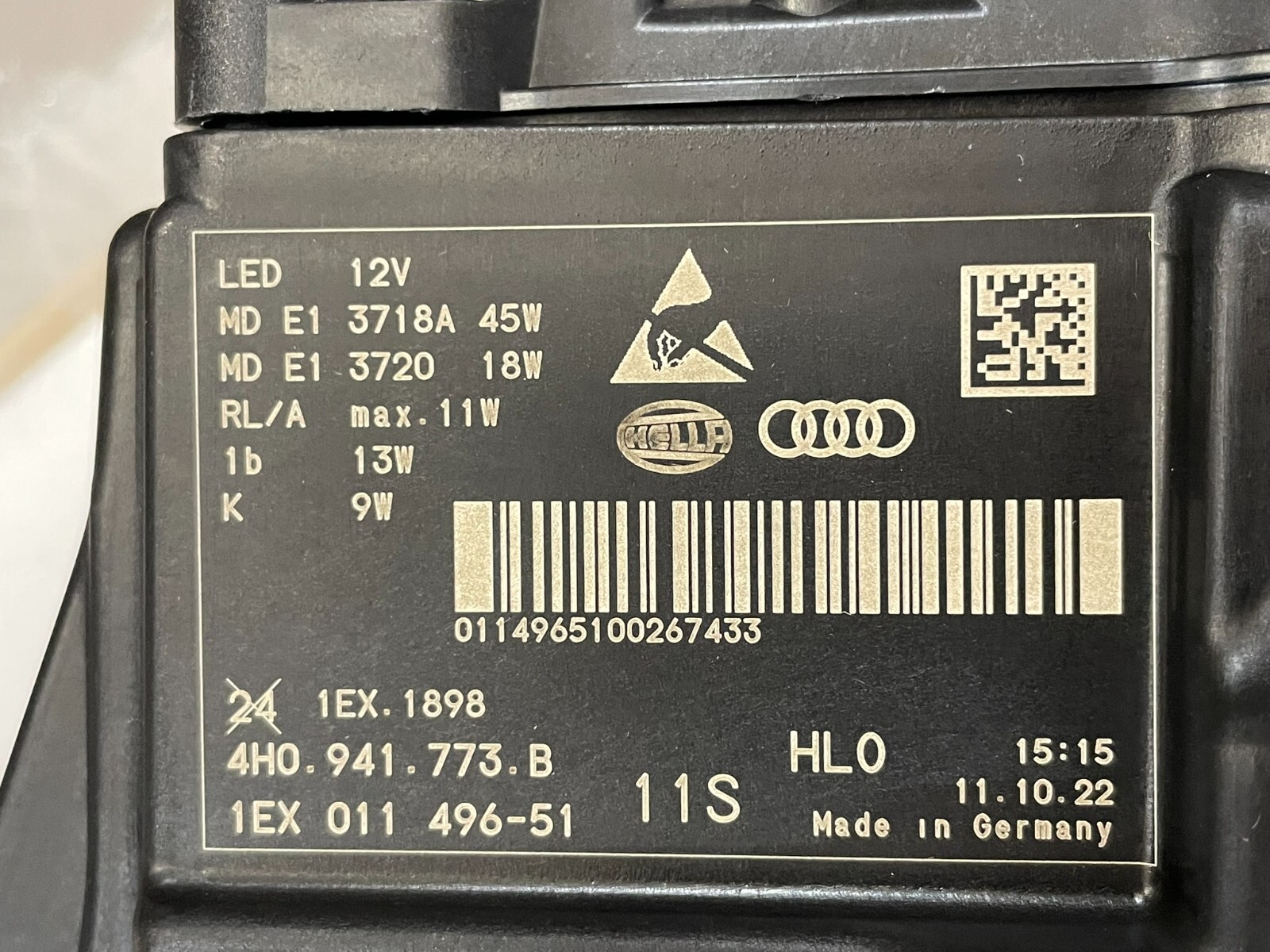 AUDI A8 4H D4 FACELIFT SCHEINWERFER LED SATZ 4H0941773B - 4H0941774B ORIG.NEU - Obrázek 6