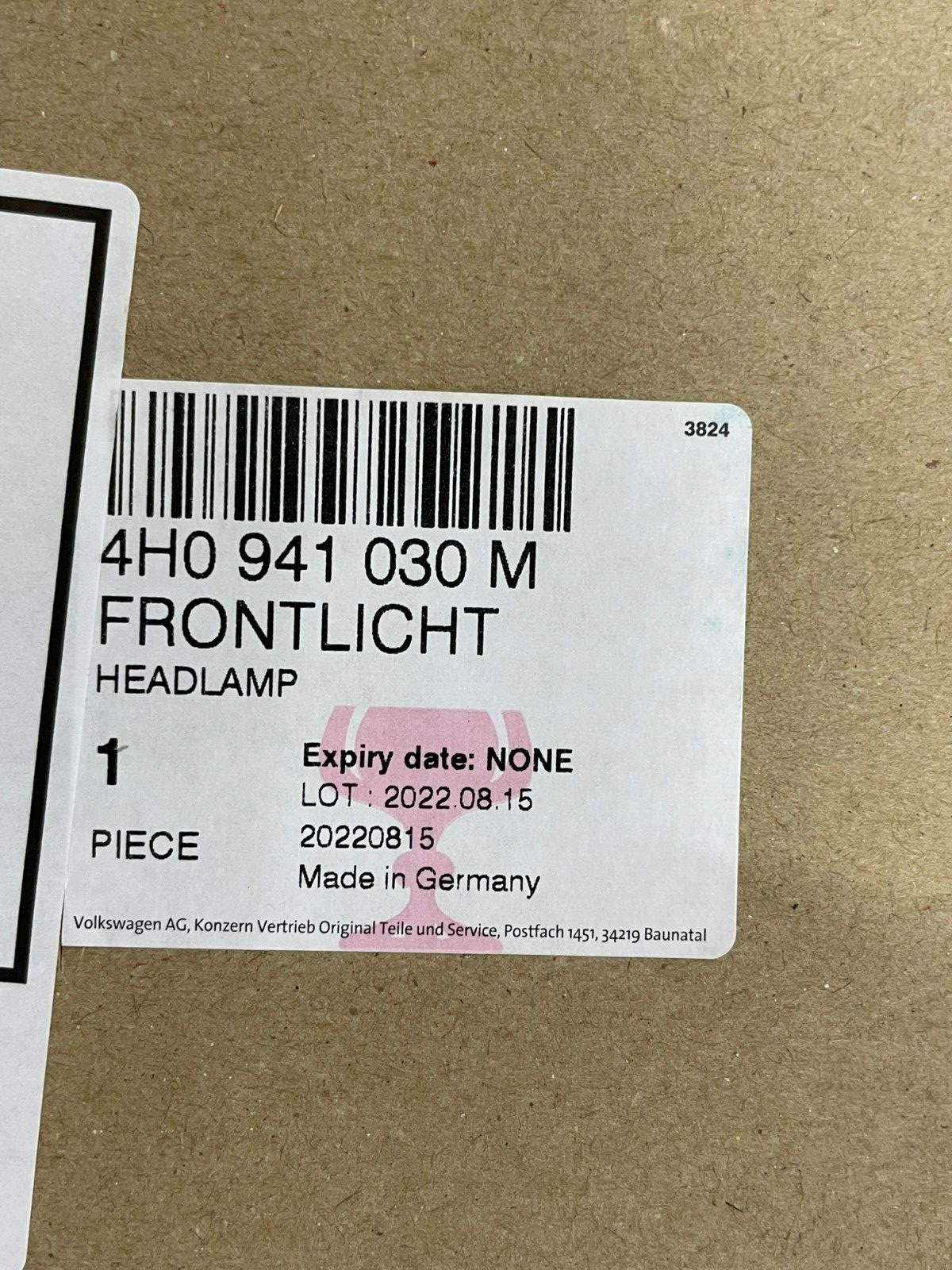 AUDI A8 D4 FRONTSCHEINWERFER BI-XENON RECHTS 4H0941030M = 4H0941030BM ORIG. NEU - Obrázek 5