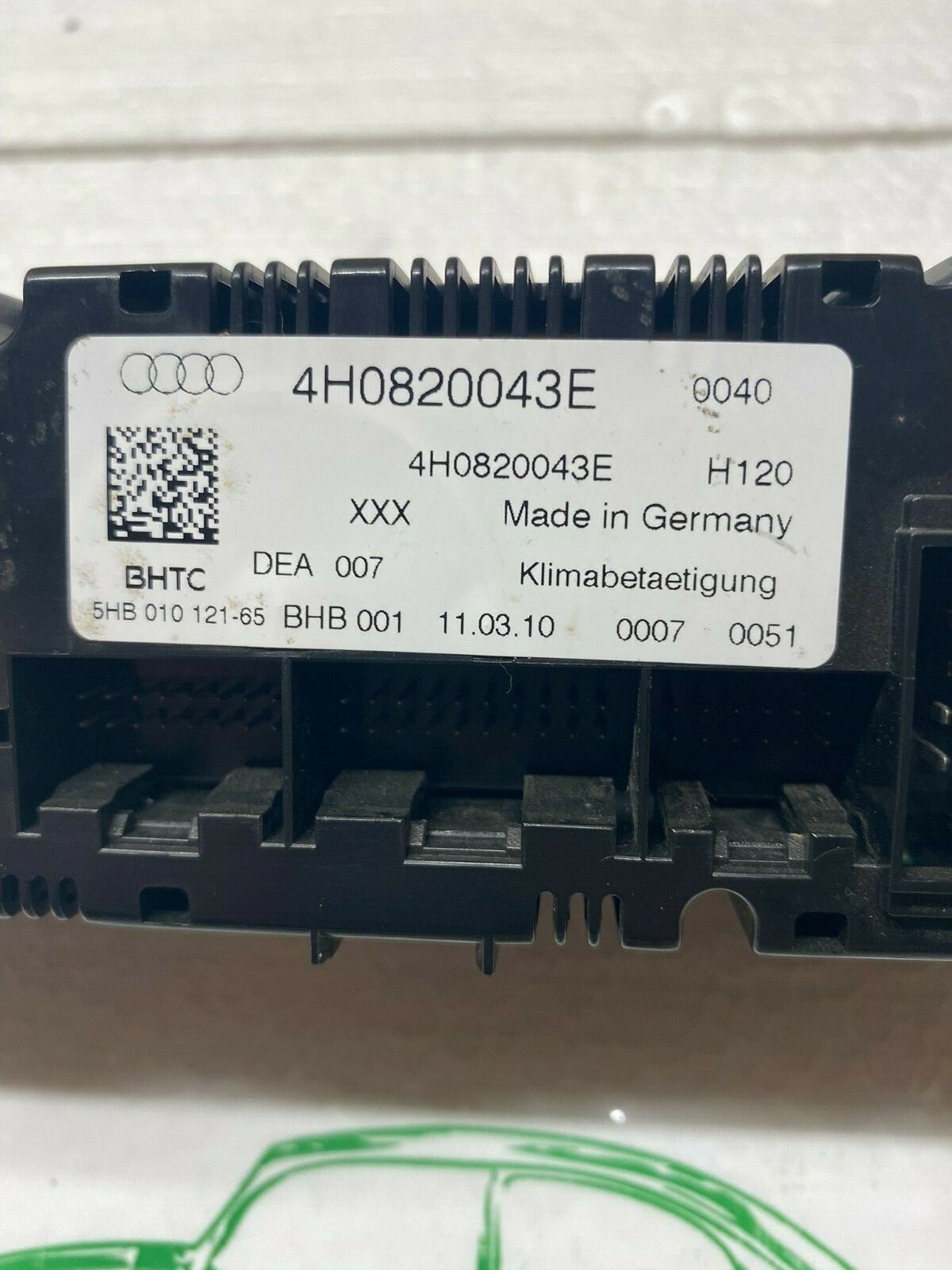AUDI A8 KLIMABEDIENTEIL KLIMA BEDIENTEIL SITZHEIZUNG BELÜFTUNG 4H0820043E ORIG - Obrázek 8