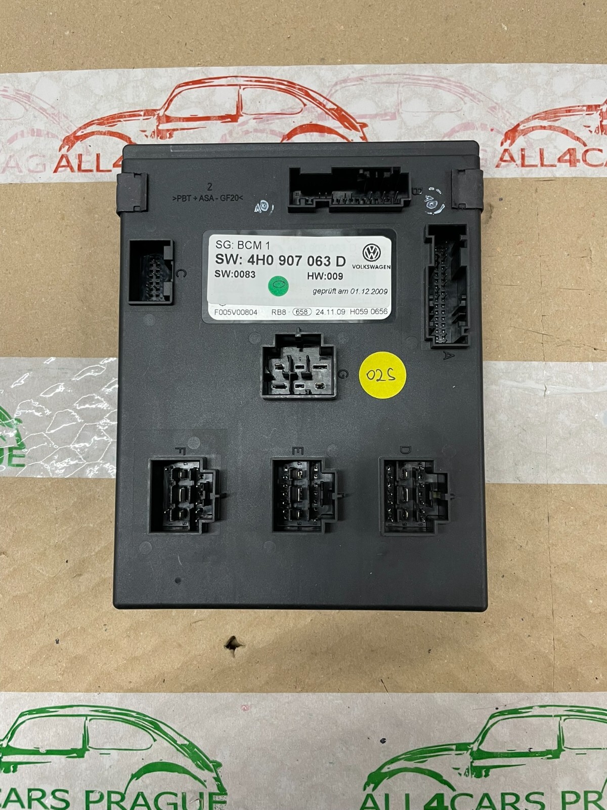 AUDI A8 VW TOUAREG 7P BCM STEUERGERÄT BORDNETZ STEUERGERÄT 4H0907063D Fast Neu.. - Obrázek 8