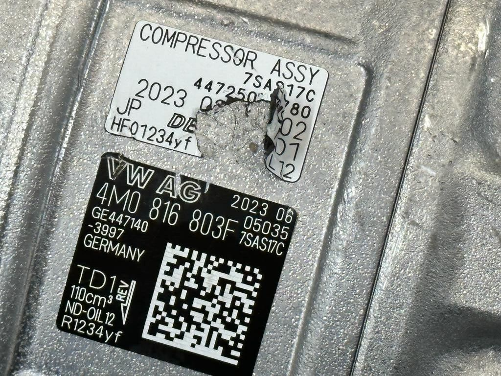 AUDI AC KLIMAKOMPRESSOR AUDI Q7, Q8 4M AC KLIMAKOMPRESSOR 4M0816803F ORIG. NEU! - Obrázek 4