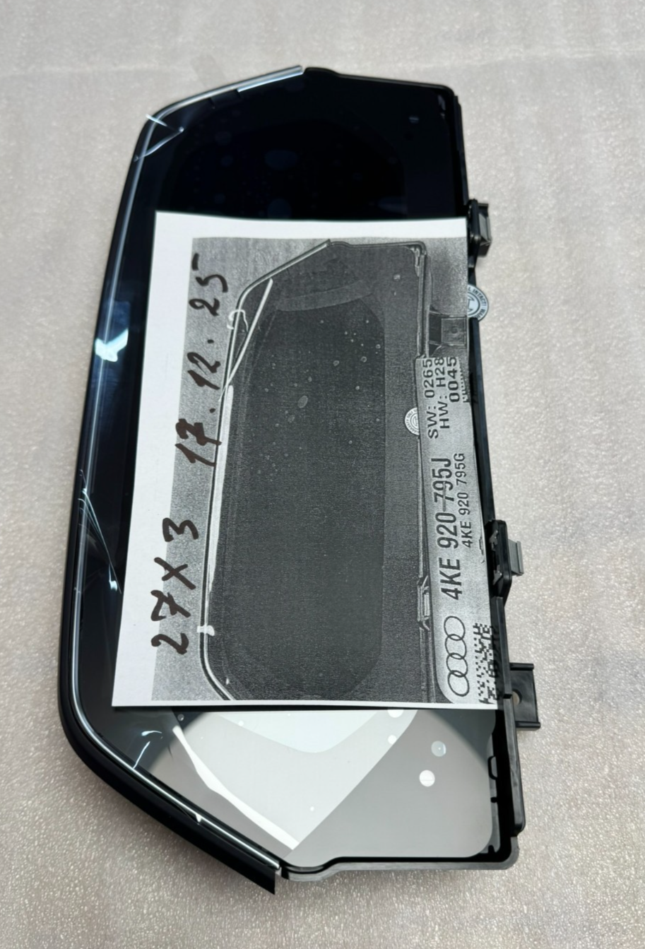 AUDI E-TRON, AUDI E-TRON GT KOMBIINSTRUMENT VIRTUAL COCKPIT 4KE920795J NEU 0-KM! - Obrázek 18