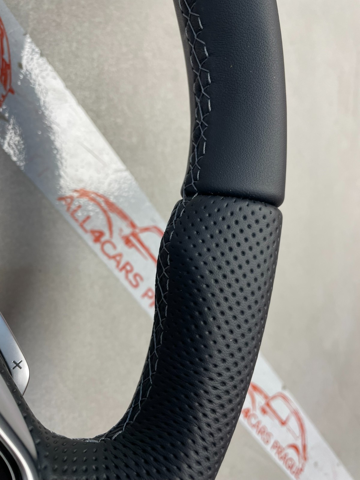 AUDI E-TRON AUDI SPORT LENKRAD S LEDER GELOCHT ABGEFLACHT 4K0419091BE ORIG.NEU - Obrázek 15