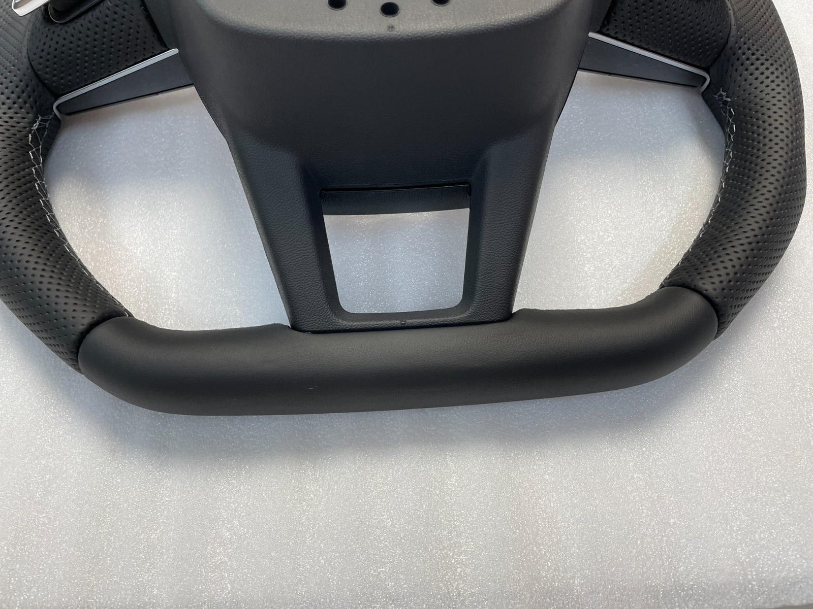 AUDI E-TRON AUDI SPORT LENKRAD S LEDER GELOCHT ABGEFLACHT 4K0419091BE ORIG.NEU - Obrázek 20