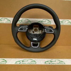 AUDI LENKRAD A4 S4 A5 S5 SPORT LEDERLENKRAD SCHALTWIPPEN 8K0 419 091 BN FAST NEU