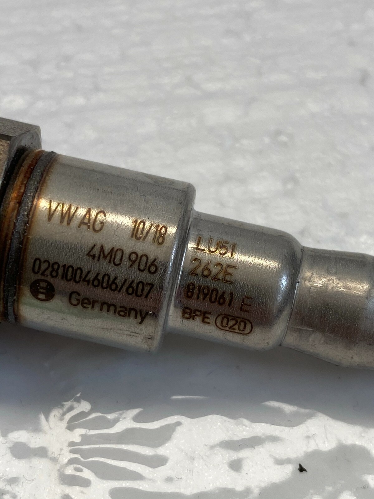 AUDI Lambdasonde 3.0 TDI 4M0 906 262 E, 4M0 906 262 K ORIGINAL AUDI TEIL NEU!!! - Obrázek 3