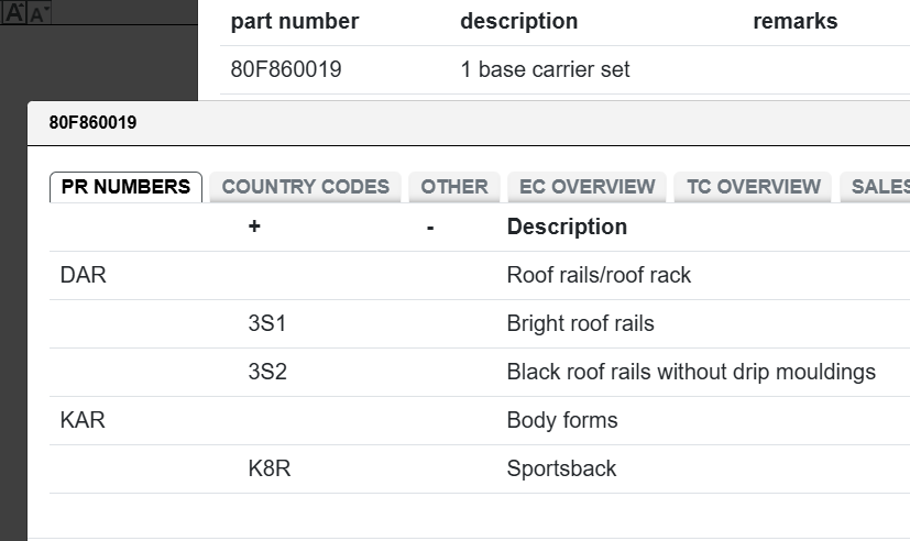 AUDI Q5 SPORTBACK FY GRUNDTRÄGER DACHGEPÄCKTRÄGER 80F860019 ORIG. AUDI NEU TEIL - Obrázek 9