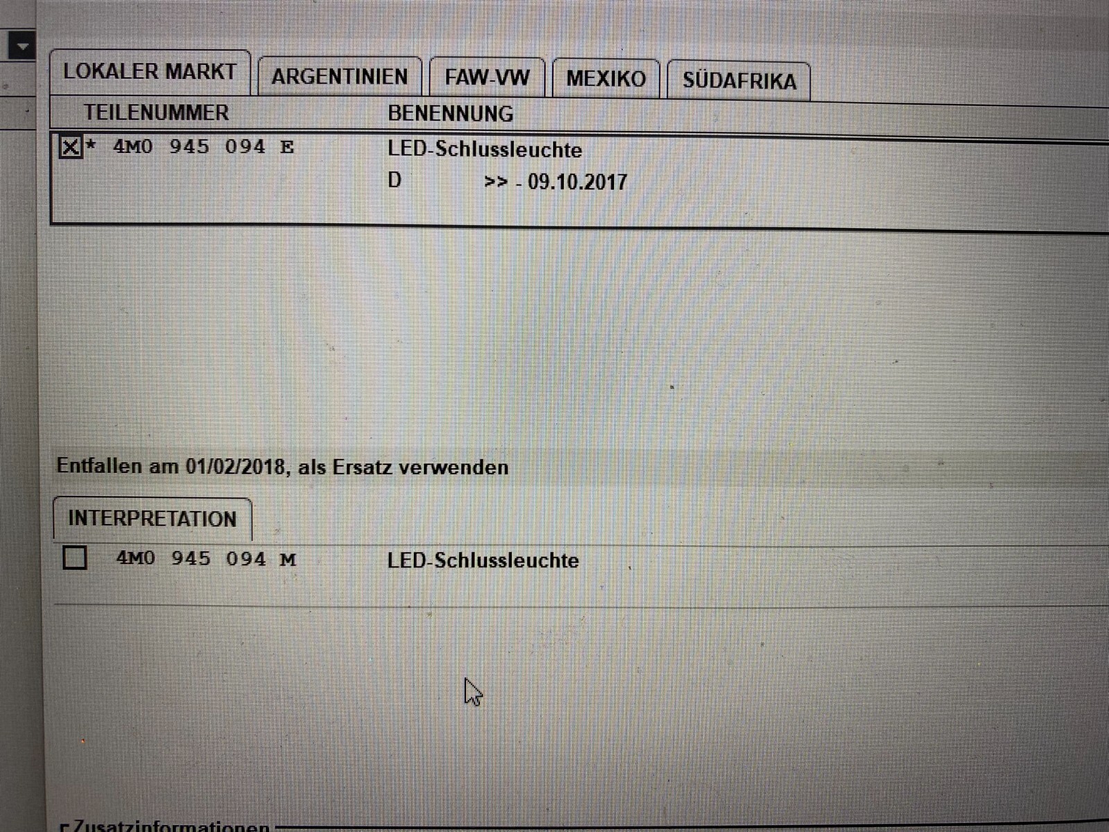 AUDI Q7 RÜCKLEUCHTE BREMSLEUCHTE LED DYNAMIC MATRIX 4M0945094E 4M0945093E ORIG. - Obrázek 5