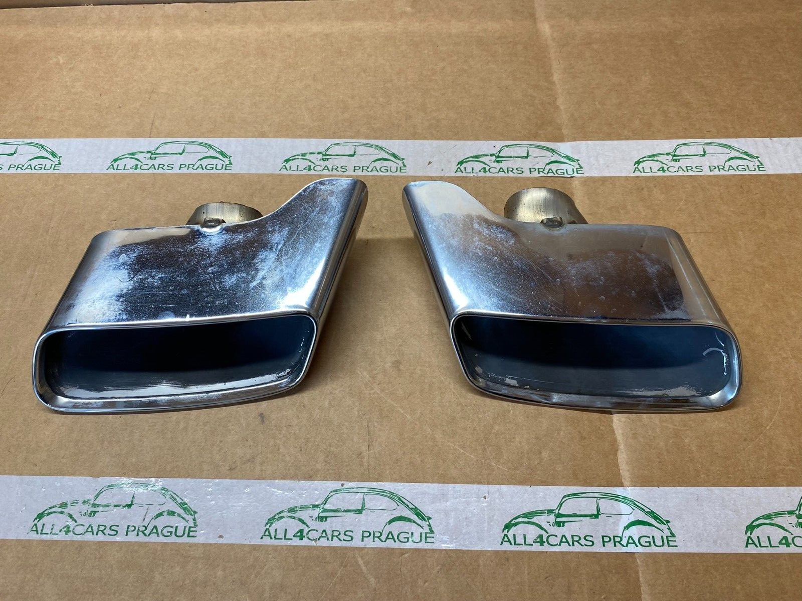 AUDI Q7 S-LINE 4M BLENDEN ABGASROHR AUSPUFFBLENDEN 4M0253681J 4M0253682J ORGINAL - Obrázek 3