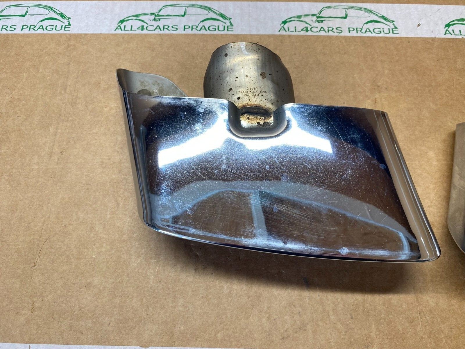 AUDI Q7 S-LINE 4M BLENDEN ABGASROHR AUSPUFFBLENDEN 4M0253681J 4M0253682J ORGINAL - Obrázek 7