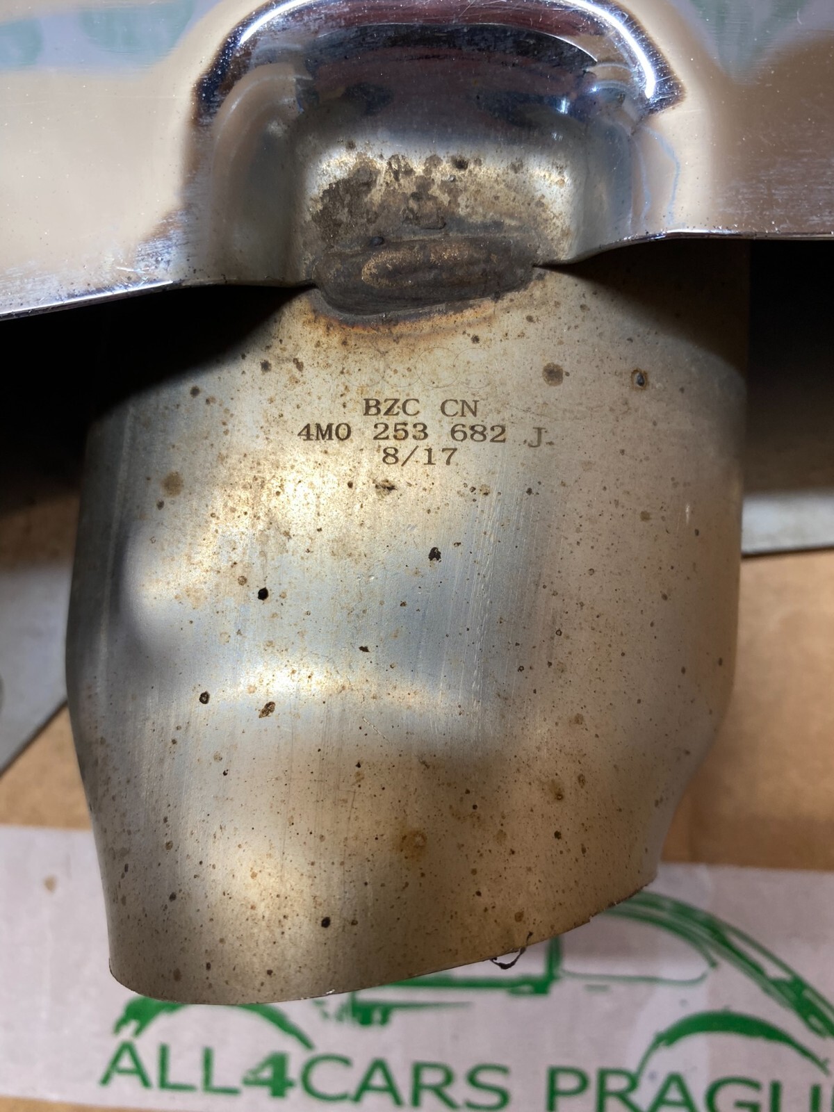 AUDI Q7 S-LINE 4M BLENDEN ABGASROHR AUSPUFFBLENDEN 4M0253681J 4M0253682J ORGINAL - Obrázek 9