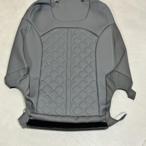 AUDI Q7 SQ7 BEZUG GRAU LEDER BEZUG HINTEN LINKS ORIGINAL AUDI TEIL VALCONA PLUS