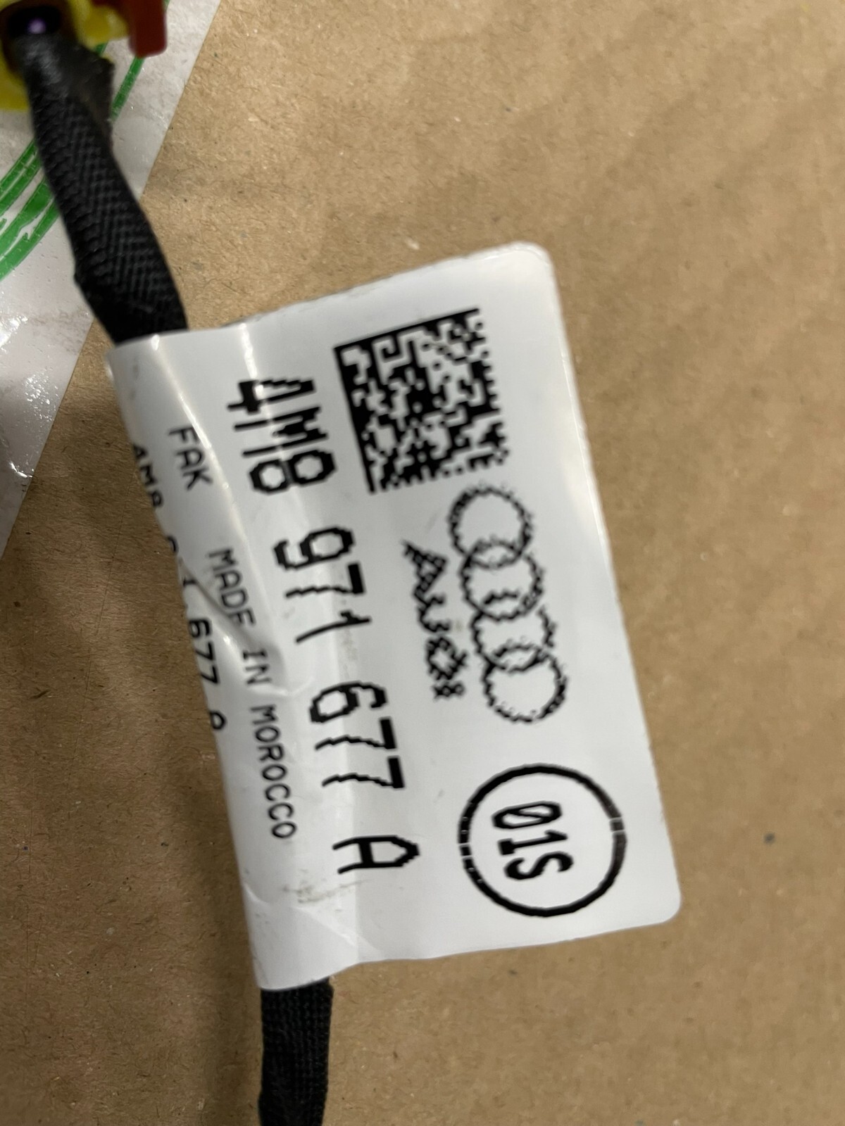 AUDI Q8/RSQ8 CRASHSENSOR AIRBAG 4N0959651D+KABEL FÜR STOSSSTANGE VORN 4M8971677A - Obrázek 3