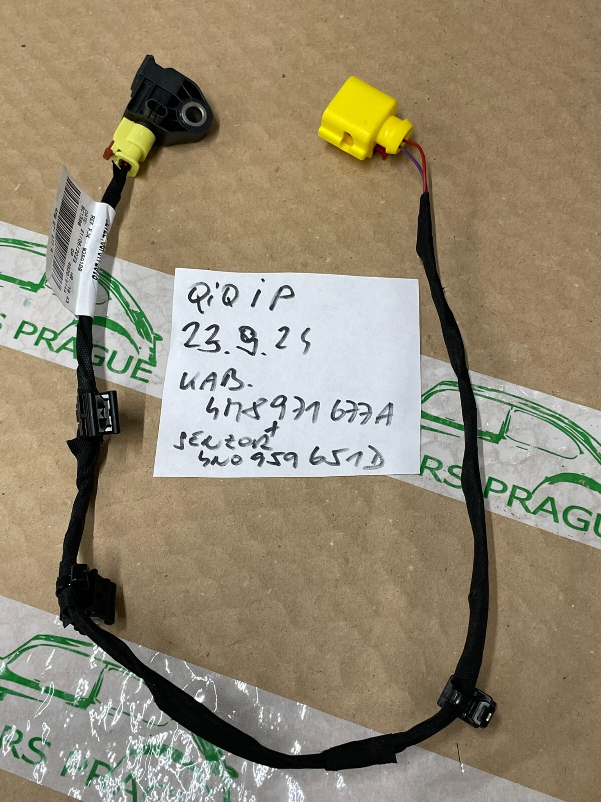 AUDI Q8/RSQ8 CRASHSENSOR AIRBAG 4N0959651D+KABEL FÜR STOSSSTANGE VORN 4M8971677A - Obrázek 21