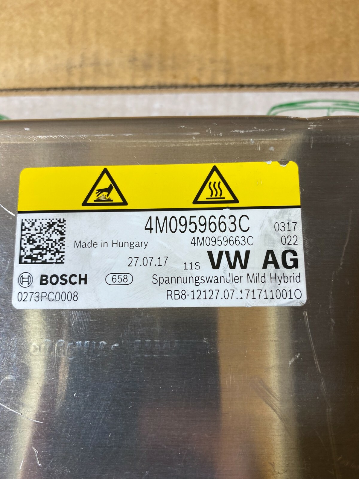 AUDI SPANNUNGSWANDLER WANDLER 48V 4M0959663C POWER VOLTAGE INVERTER CONVERTER - Obrázek 4