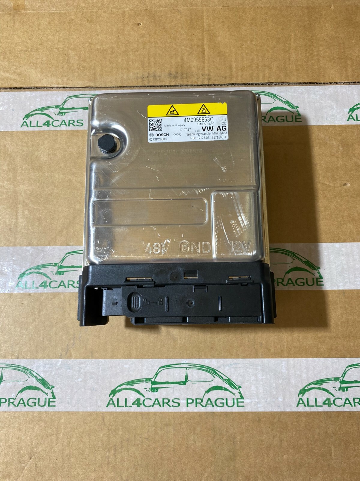 AUDI SPANNUNGSWANDLER WANDLER 48V 4M0959663C POWER VOLTAGE INVERTER CONVERTER