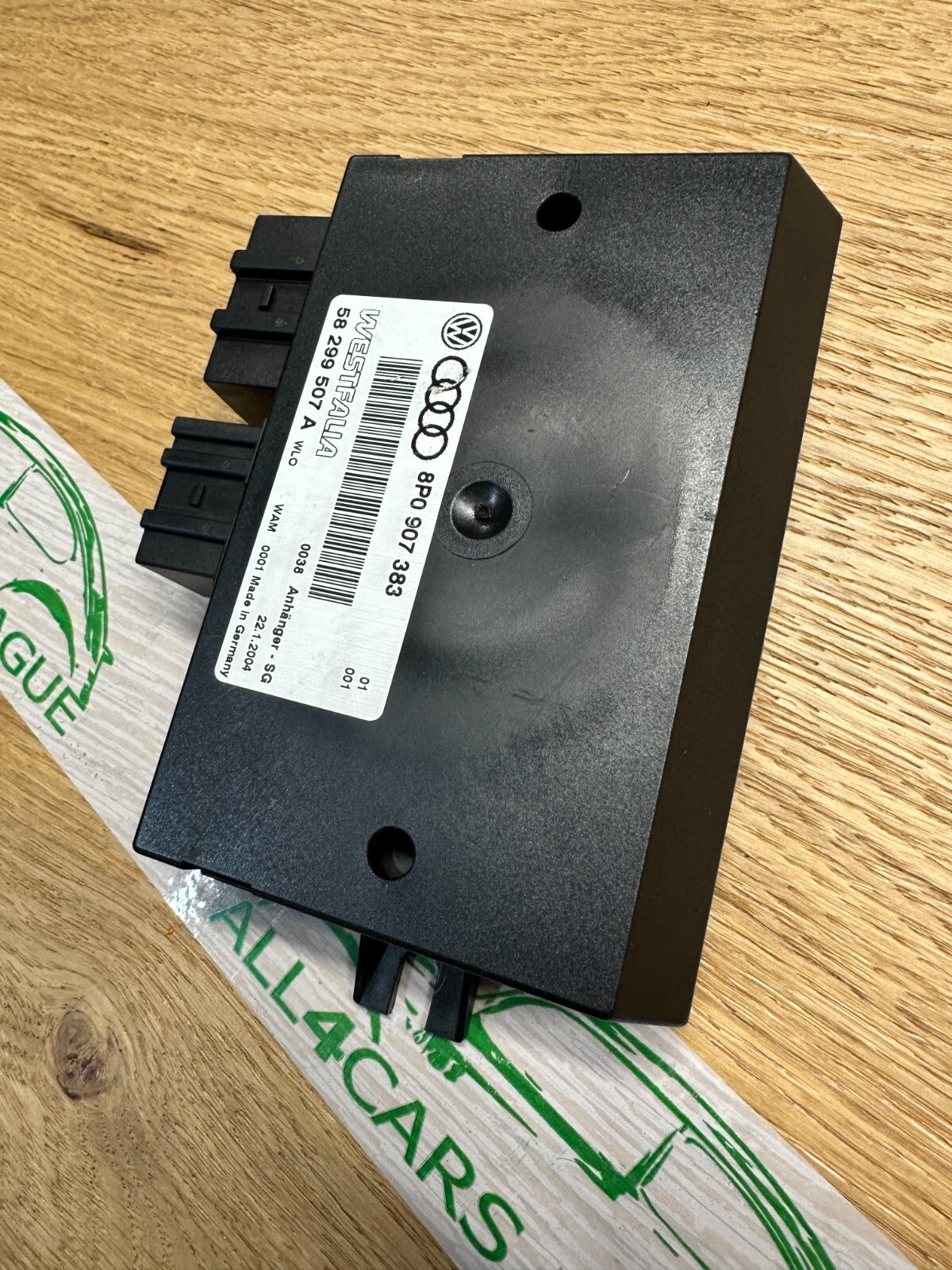 AUDI STEUERGERÄT ANHÄNGERKUPPLUNG 8P0907383 TOWING DEVICE UNIT-DEMONT TEST CAR - Obrázek 6