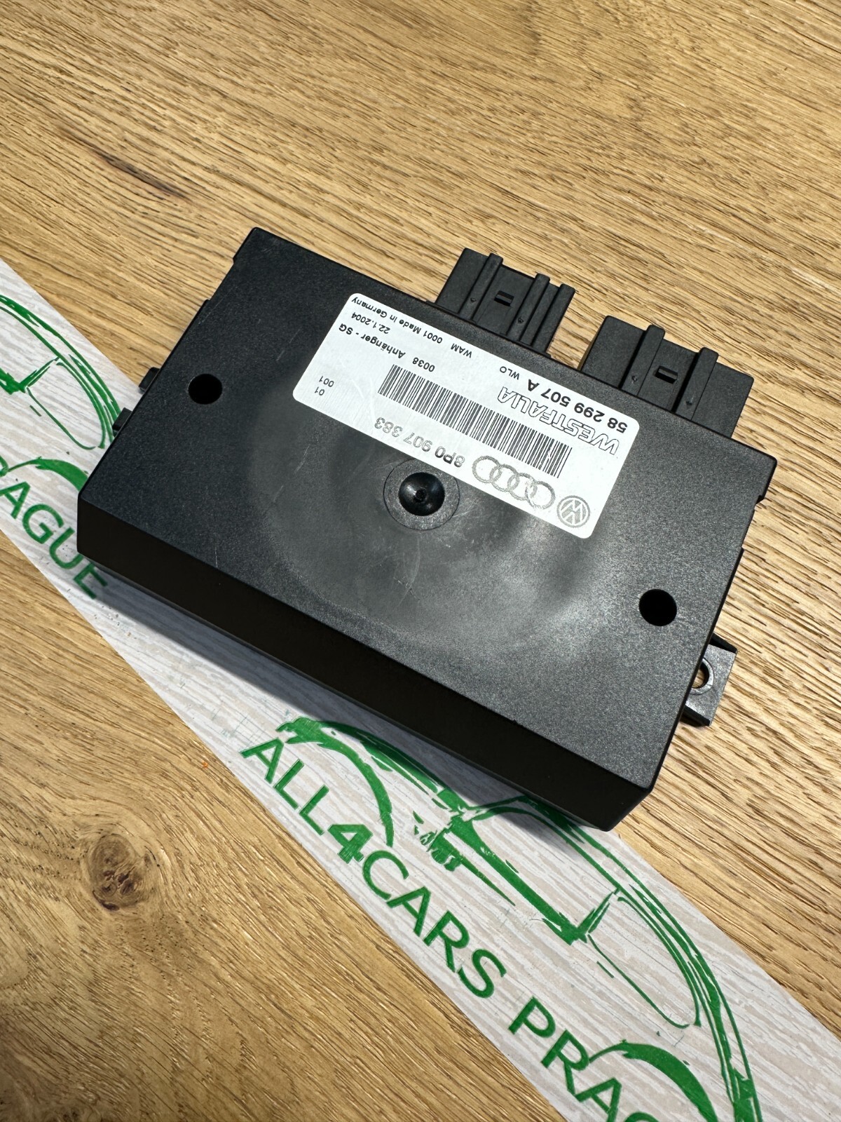 AUDI STEUERGERÄT ANHÄNGERKUPPLUNG 8P0907383 TOWING DEVICE UNIT-DEMONT TEST CAR - Obrázek 7