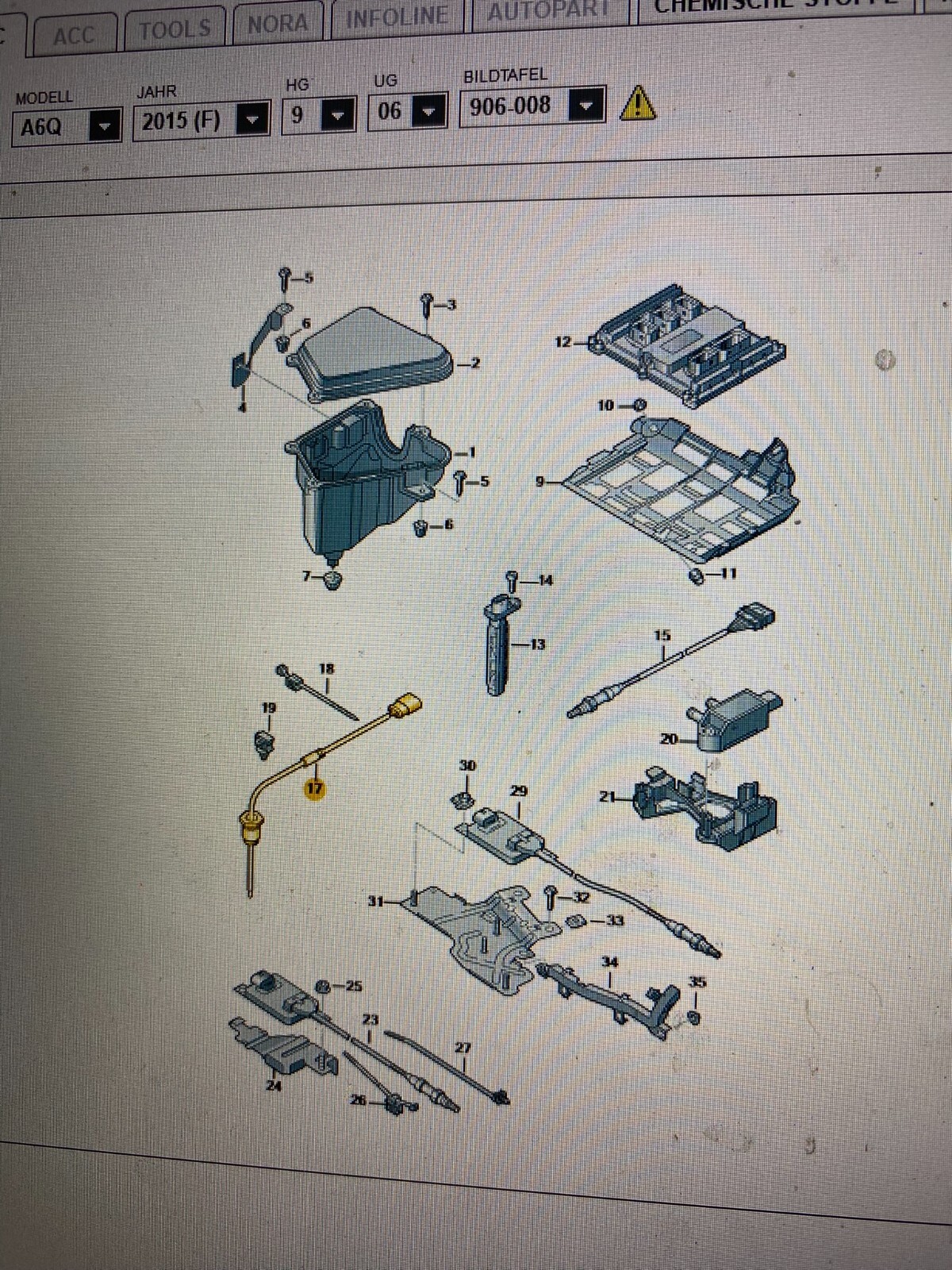AUDI VW 3.0TDI ABGASTEMPERATURGEBER TEMPERATURSENSOR 4M0906088AM ORIG.NEU!!! - Obrázek 5