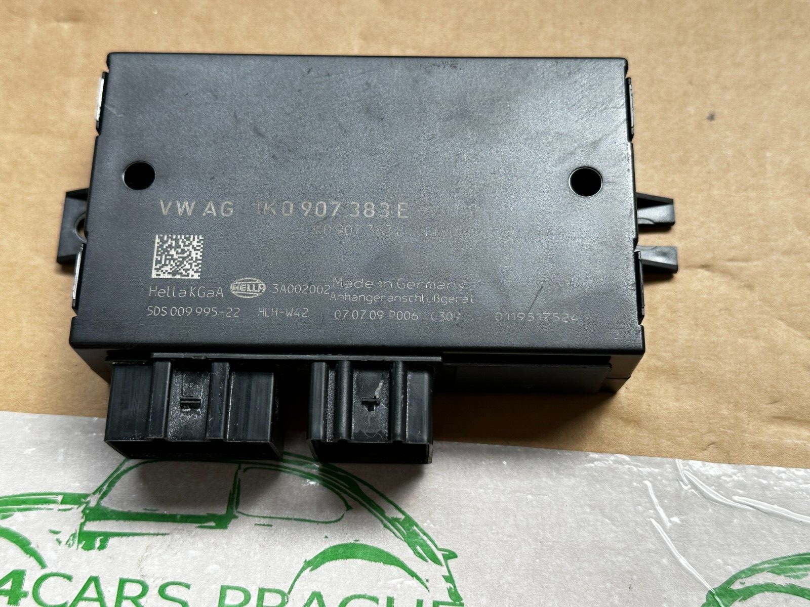 AUDI VW SEAT SKODA STEUERGERÄT ANHÄNGERKUPPLUNG 1K0907383E FAST NEU DEM TEST CAR - Obrázek 3