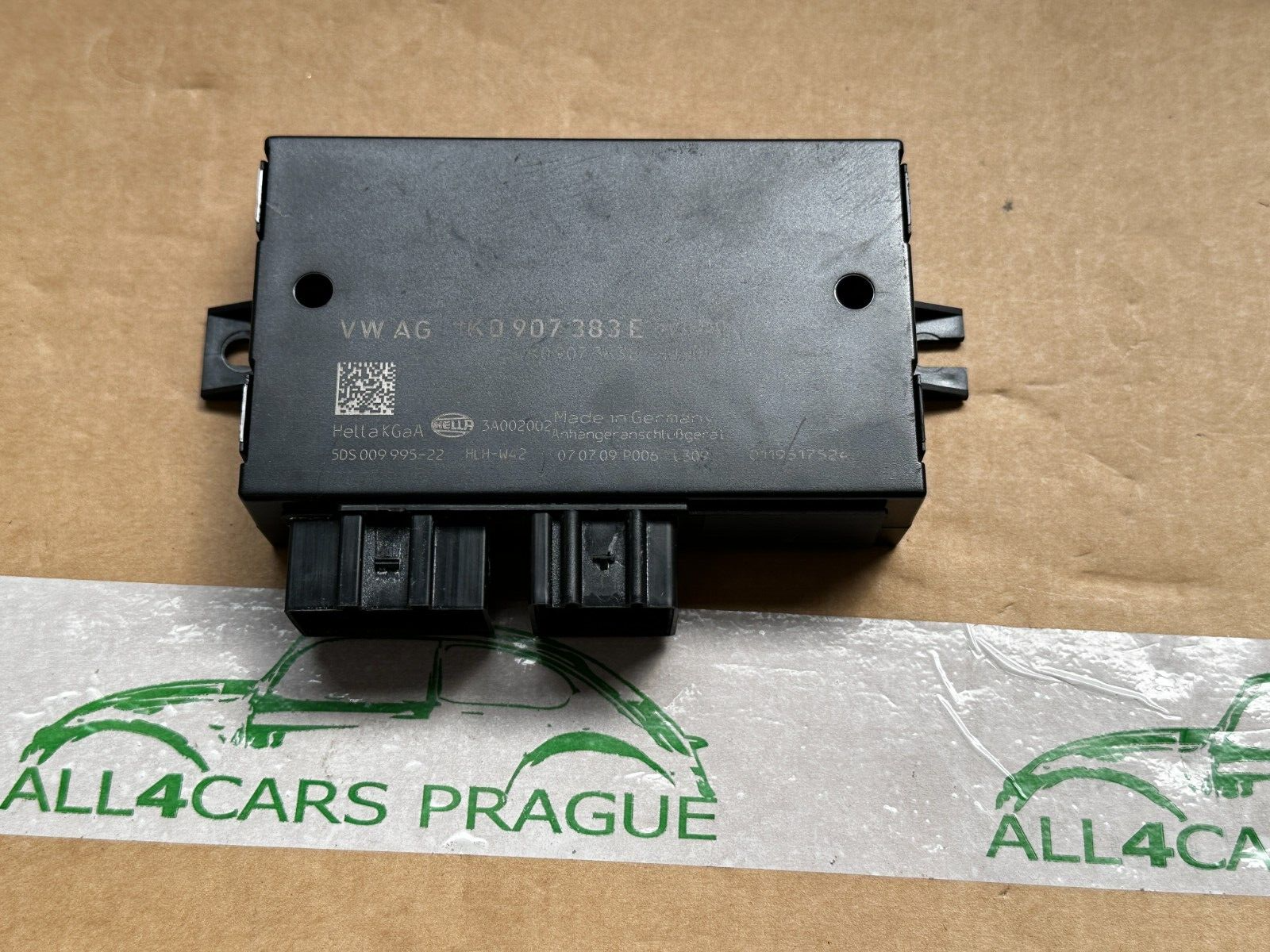 AUDI VW SEAT SKODA STEUERGERÄT ANHÄNGERKUPPLUNG 1K0907383E FAST NEU DEM TEST CAR