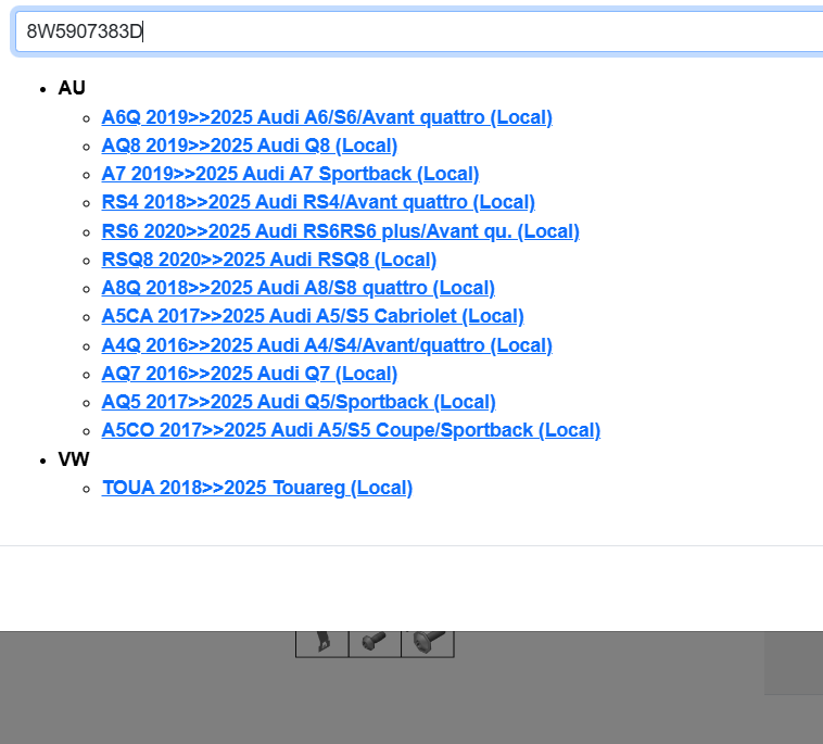 AUDI VW STEUERGERÄT FÜR ANHÄNGERERKENNUNG 8W5907383D ORIG.NEU!!! - Obrázek 12