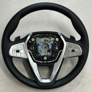 BMW 5 6 7 G30 G31 G32 G11 BMW SPORT LENKRAD LEDER MIT PADELS Fast Neu Test Wagen