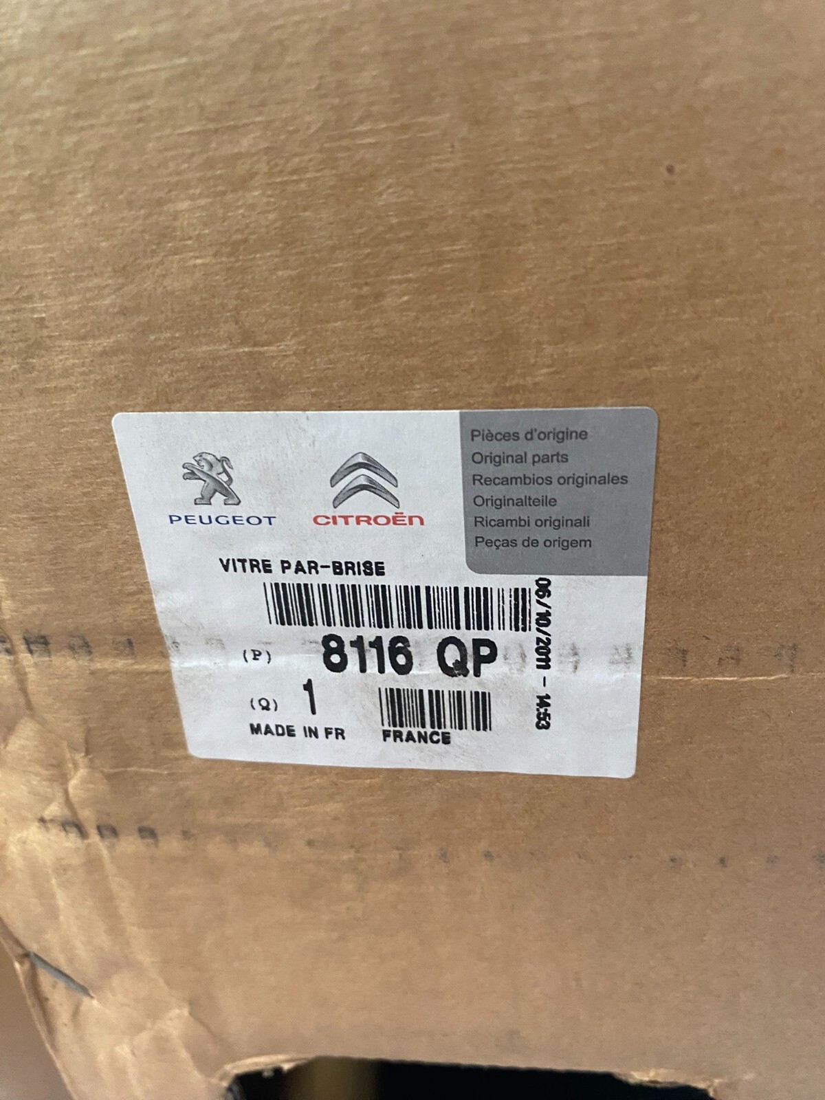 CITROEN PEUGOT FIAT FRONTSCHEIBE WINDSCHUTZSCHEIBE 8116QP -8116 QP 2739AGSV NEW! - Obrázek 7