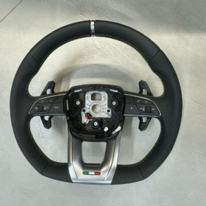 LAMBORGHINI URUS 4ML SPORT LENKRAD LEDER ABGEFLACHT GELOCHT GRÜNE NAHT BEHEIZT