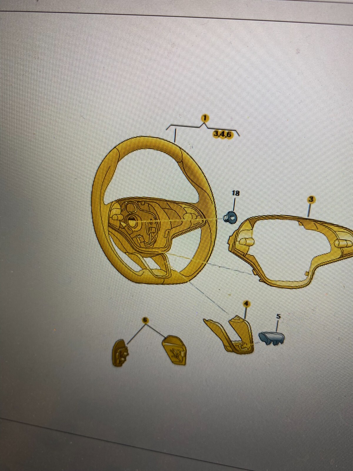 LENKRAD SKODA RS OCTAVIA IV, KODIAQ, SUPERB DSG MULTIFUNKTION LEDER 5E3419093AD - Obrázek 12