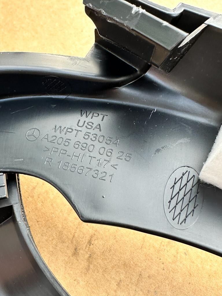 MERCEDES BENZ C W205 A +B + C PILLAR TRIM BLACK A205 69 06 101......SET - Obrázek 14