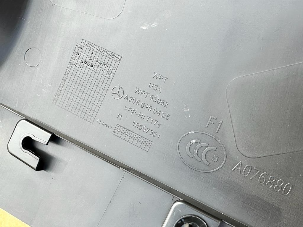 MERCEDES BENZ C W205 A +B + C PILLAR TRIM BLACK A205 69 06 101......SET - Obrázek 19