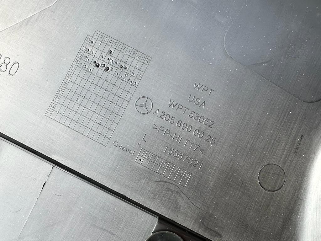 MERCEDES BENZ C W205 A +B + C PILLAR TRIM BLACK A205 69 06 101......SET - Obrázek 20