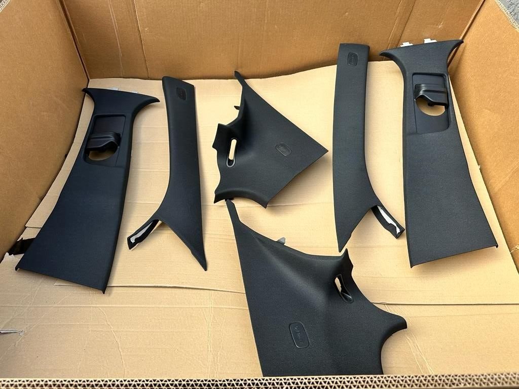 MERCEDES BENZ C W205 A +B + C PILLAR TRIM BLACK A205 69 06 101......SET