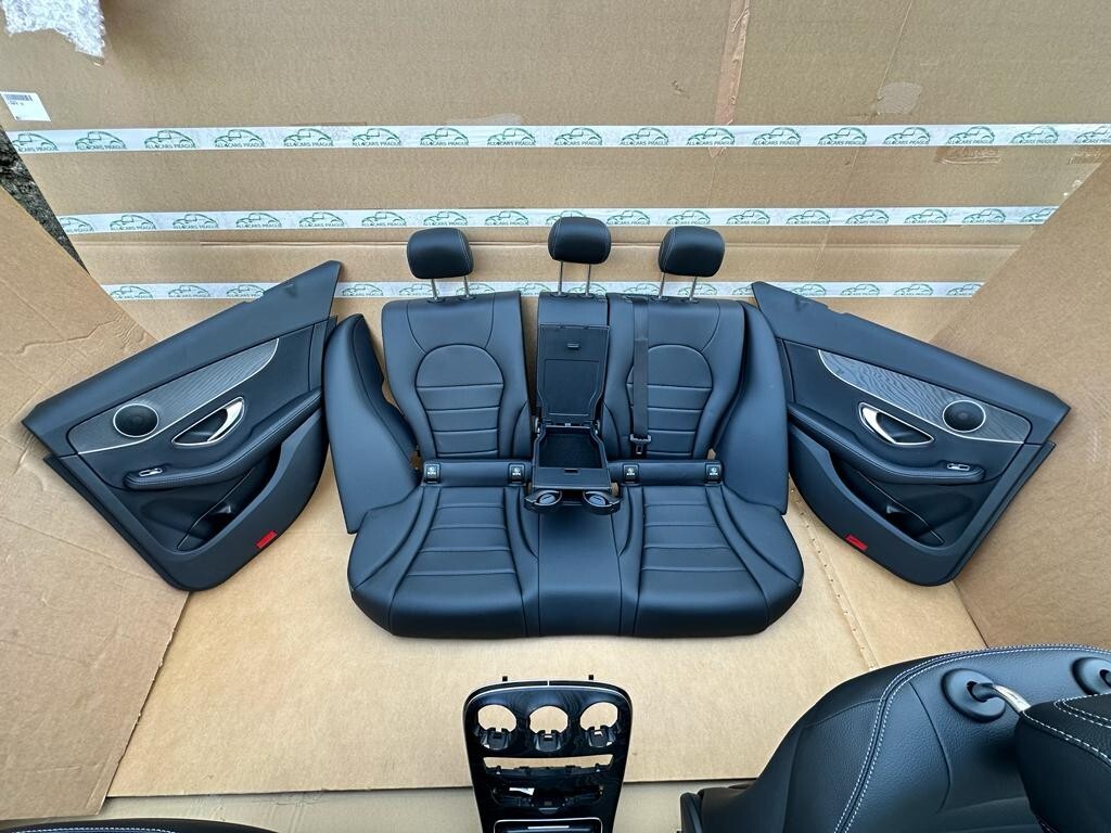 MERCEDES C W205 LEDER SPORT SITZEN KOMPLET NEU DEMONT VOM TEST CAR 147 Km, LIM.6 - Obrázek 3