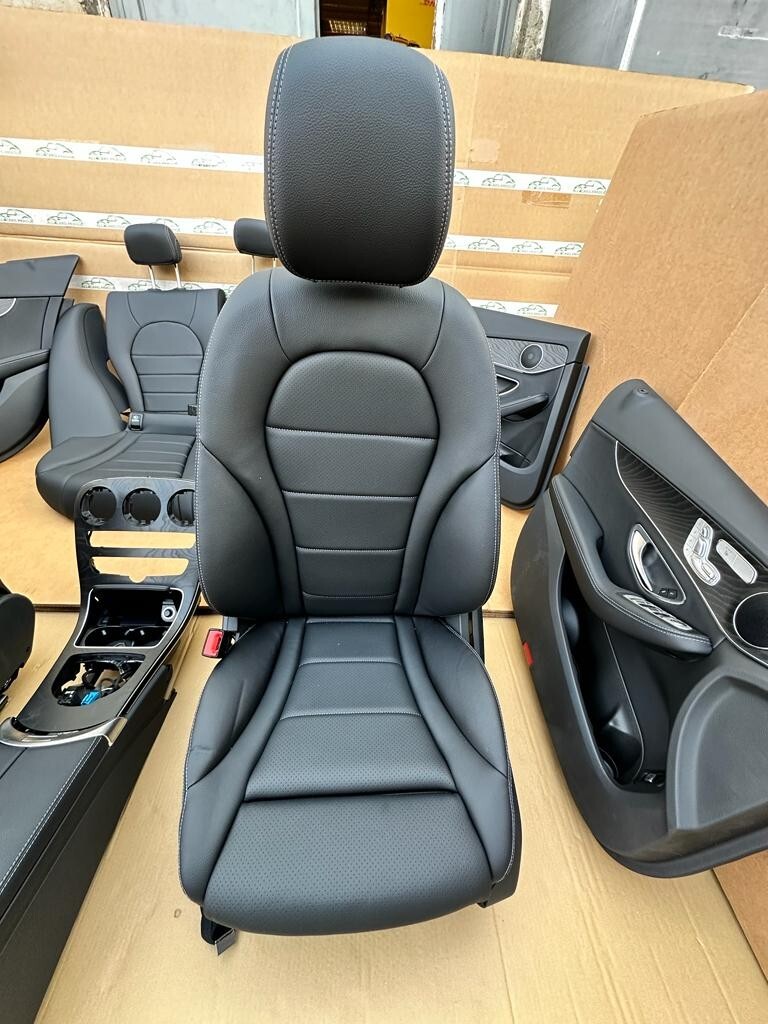 MERCEDES C W205 LEDER SPORT SITZEN KOMPLET NEU DEMONT VOM TEST CAR 147 Km, LIM.6 - Obrázek 4