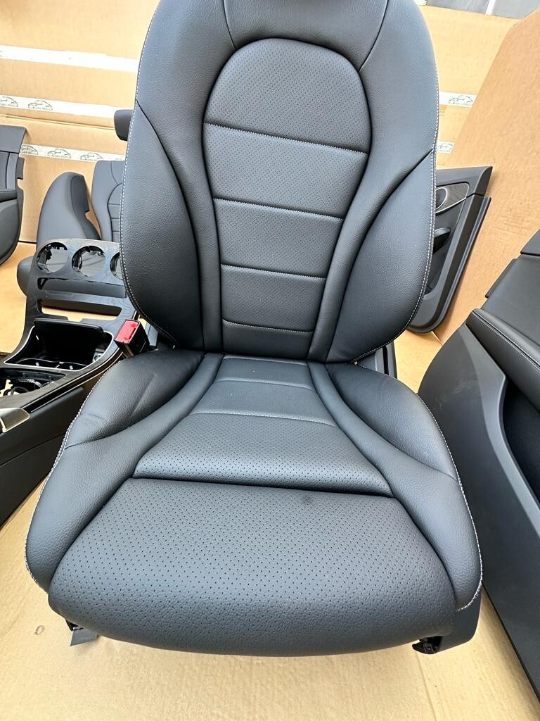 MERCEDES C W205 LEDER SPORT SITZEN KOMPLET NEU DEMONT VOM TEST CAR 147 Km, LIM.6 - Obrázek 8