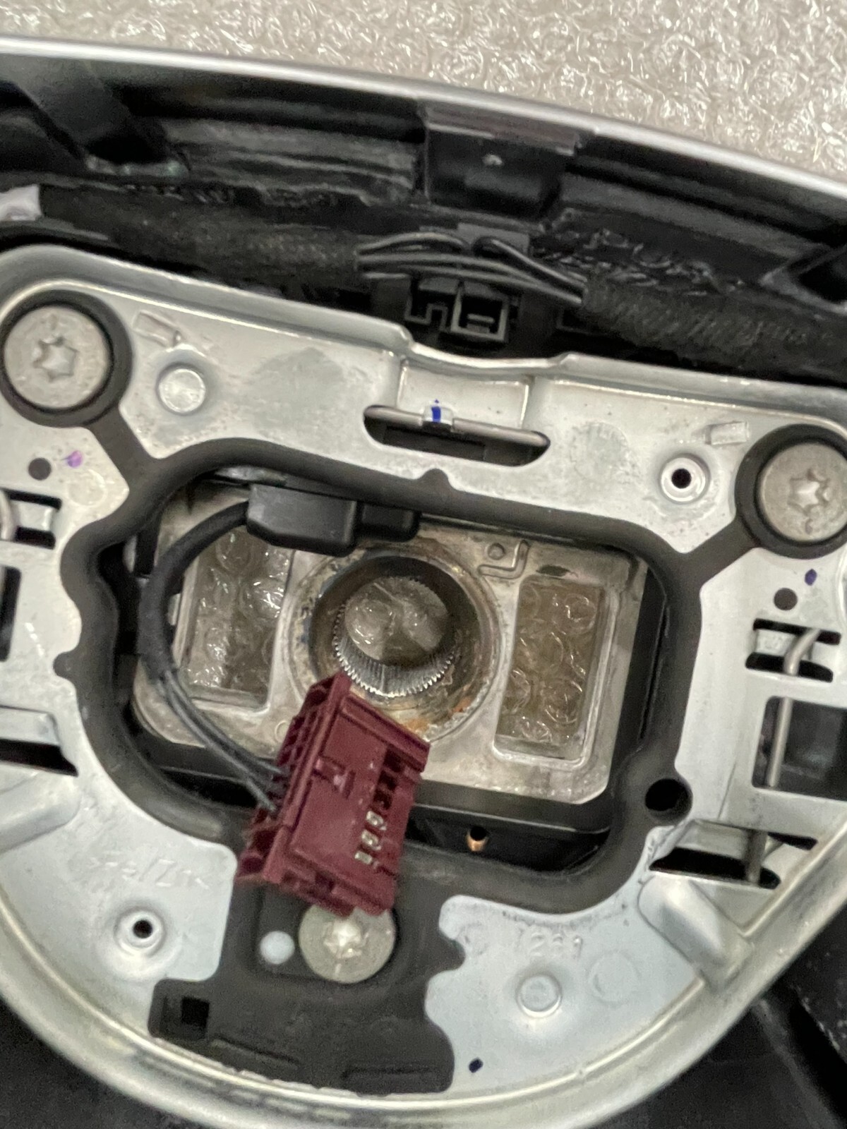 MERCEDES LEDER LENKRAD SCHWARZ SCHALTWIPPEN A2464605503 FAST NEU D V TEST WAGEN - Obrázek 8