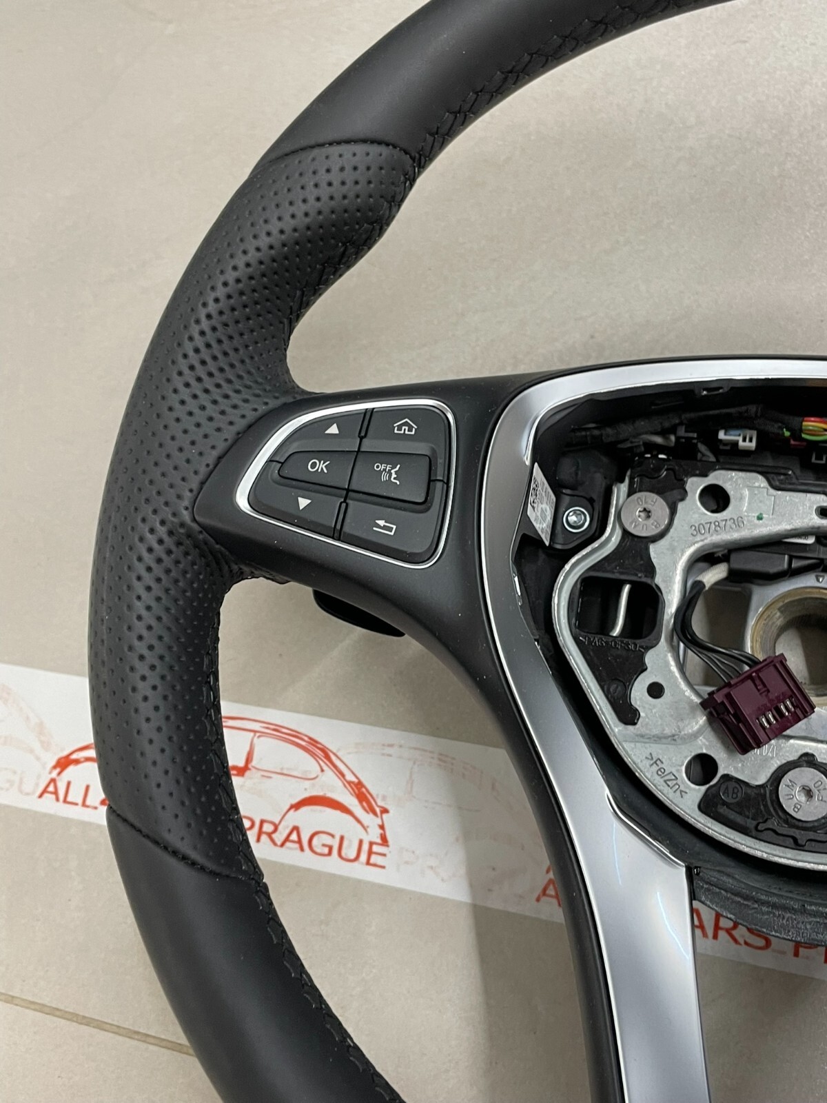 MERCEDES W 205 C 253 GLC SPORT LEDER LENKRAD MIT PADELS A0024606903 FAST NEU ... - Obrázek 11