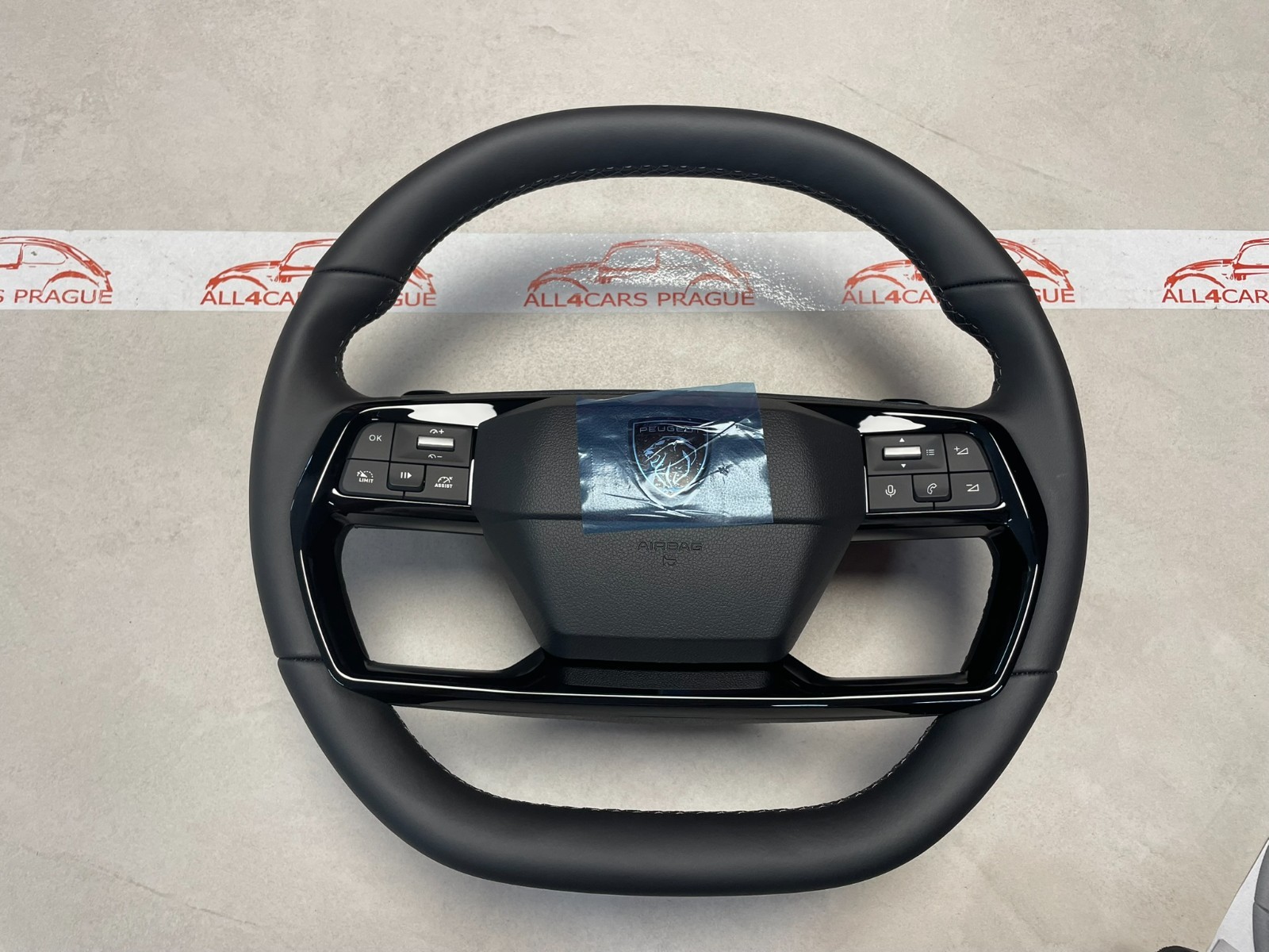 PEUGEOT LENKRAD LEDER KOMPLET 9858130280 + 98531550ZD 01 - 313710399-A ORIG NEU - Obrázek 11