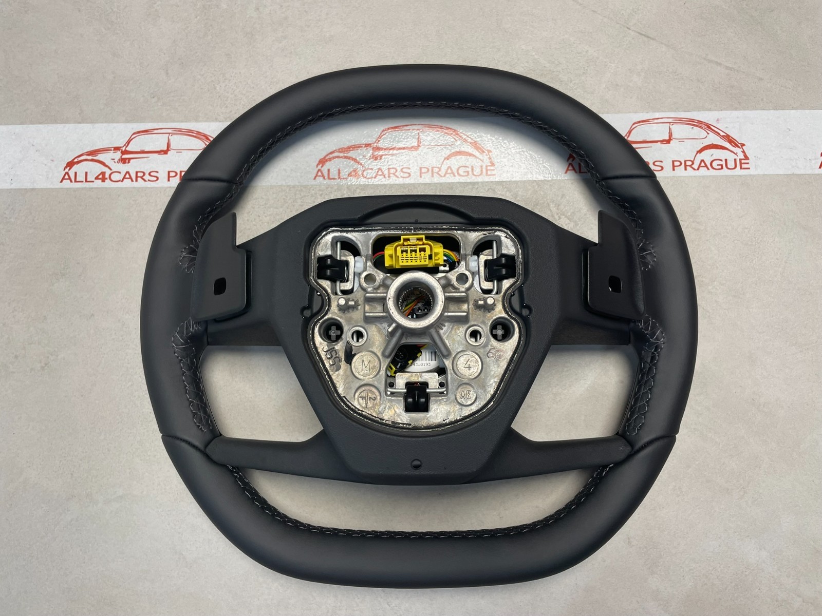 PEUGEOT LENKRAD LEDER KOMPLET 9858130280 + 98531550ZD 01 - 313710399-A ORIG NEU - Obrázek 23