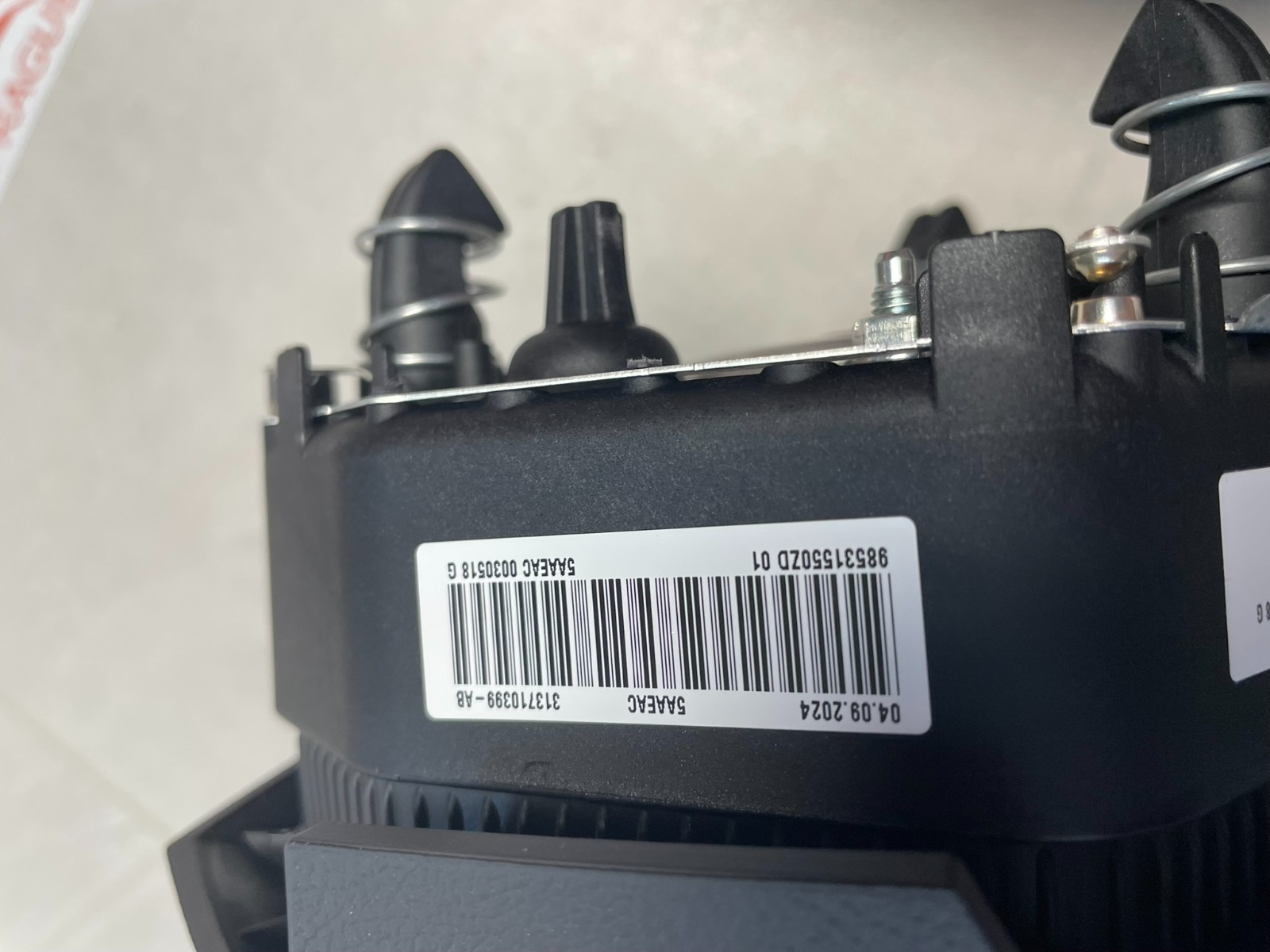 PEUGEOT LENKRAD LEDER KOMPLET 9858130280 + 98531550ZD 01 - 313710399-A ORIG NEU - Obrázek 10