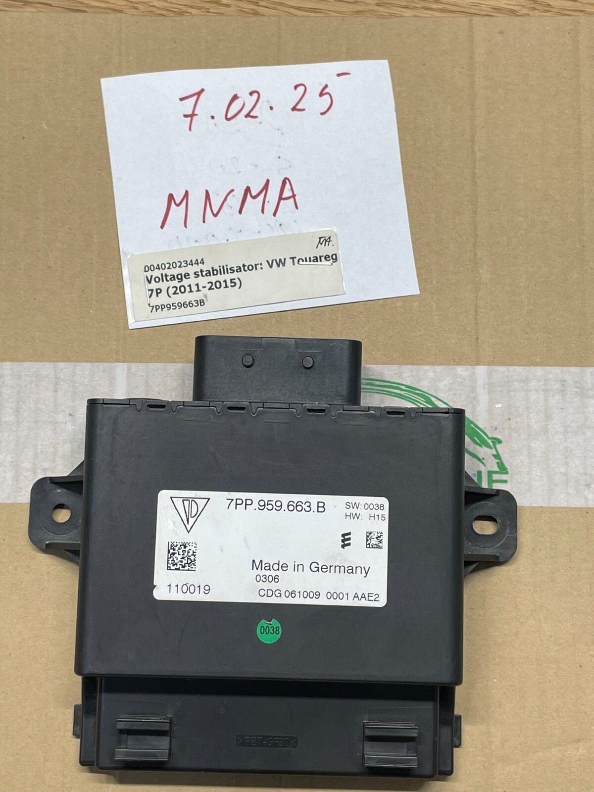 PORSCHE CAYENNE 92A VW TOUAREG 7P SPANNUNGS STEUERGERÄT 7PP959663B = 7PP959663C - Obrázek 15