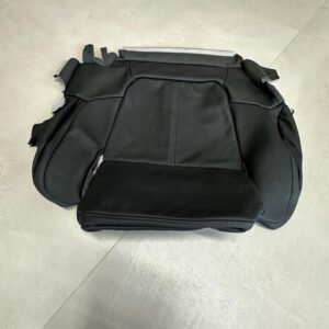 PORSCHE CAYENNE FRONT SITZBEZUG SCHWARTZ LEDER SITZBEZÜG 7P5881406CT