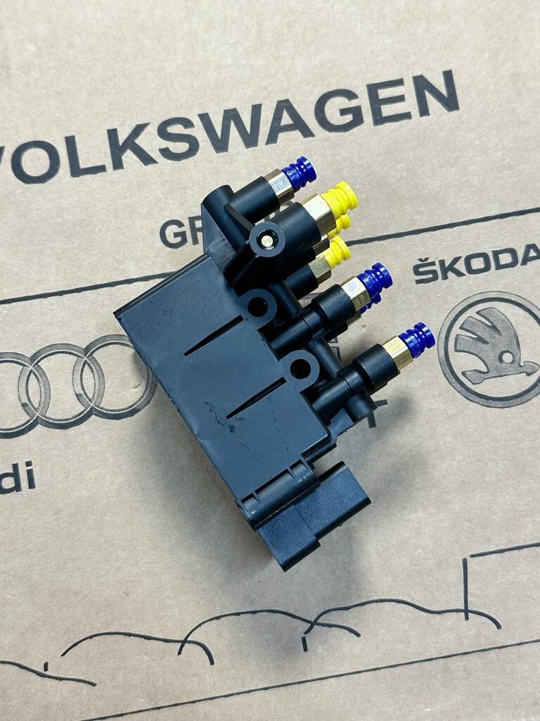 PORSCHE CAYENNE-MACAN LUFTFEDERUNGS VENTILEINHEIT 4M0616013A - 4M0616013B OE NEW - Obrázek 8