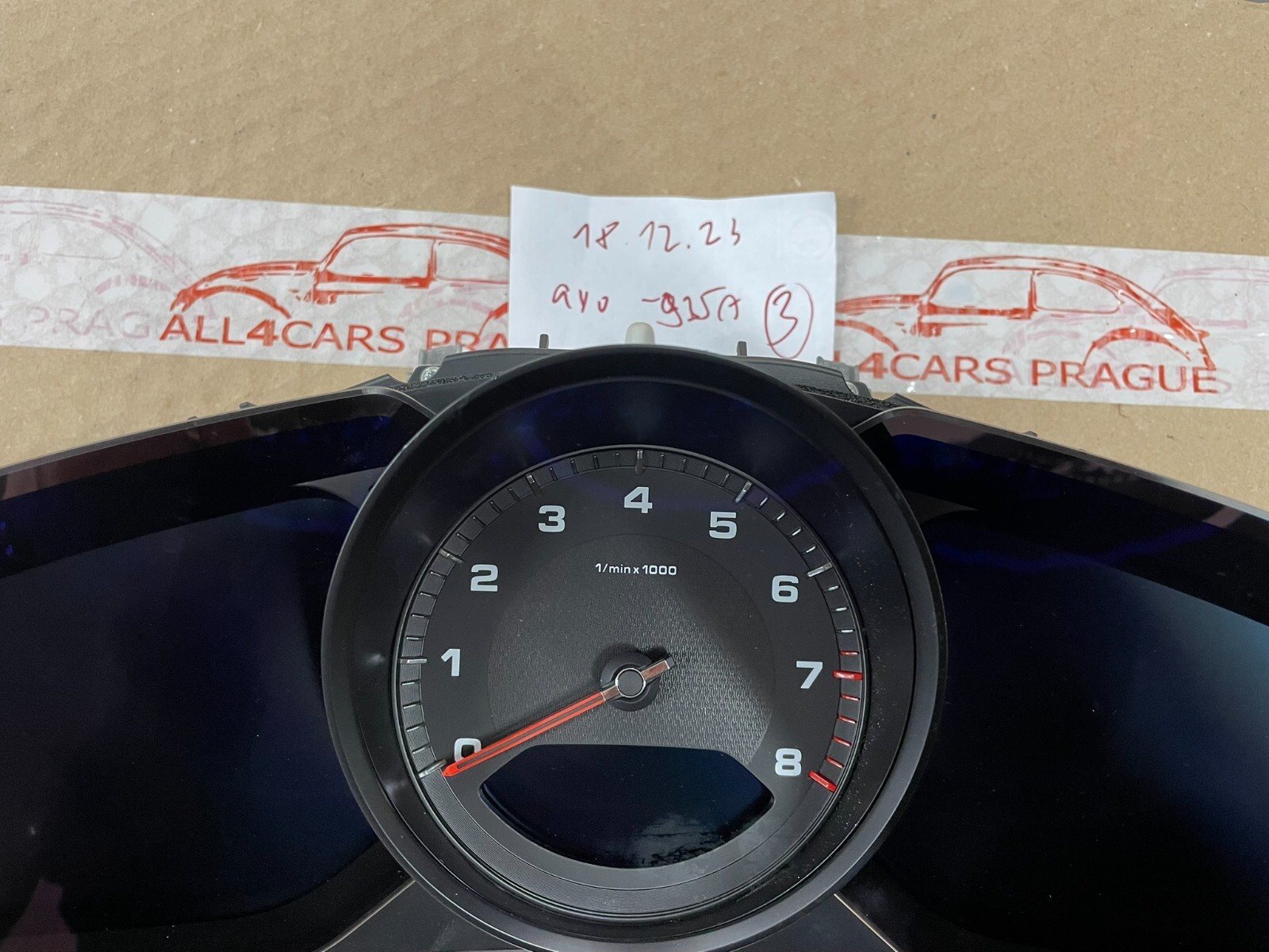 PORSCHE CAYENNE TACHOMETER KOMBIINSTRUMENT CLUSTER 9Y0920935A 6N3 ORIG.NEU 0 KM - Obrázek 22