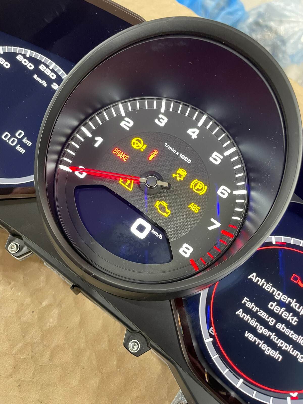 PORSCHE CAYENNE TACHOMETER KOMBIINSTRUMENT CLUSTER 9Y0920935A 6N3 ORIG.NEU 0 KM - Obrázek 7